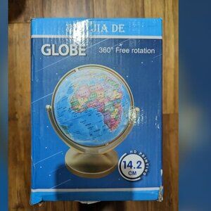 Brand new 360 degree rotating globe, educational gift